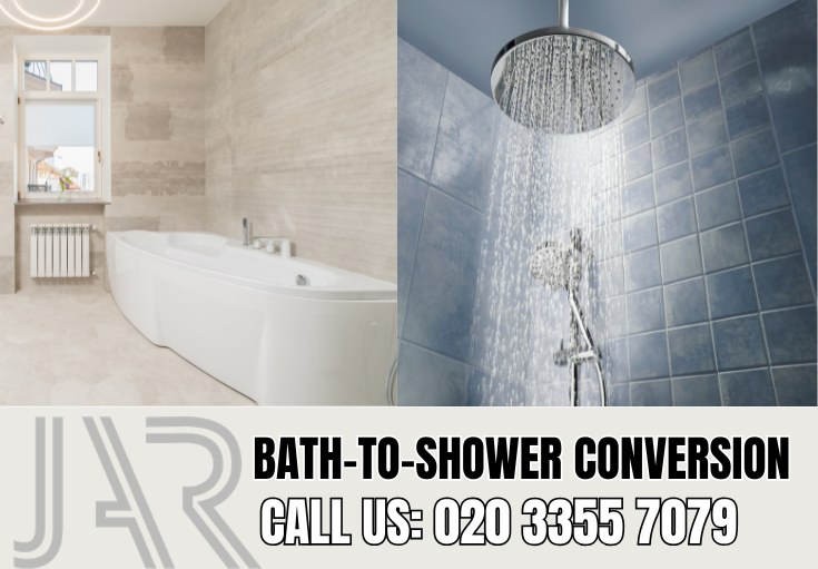 Bath to Shower Conversion by Twickenham Bathroom Fitters