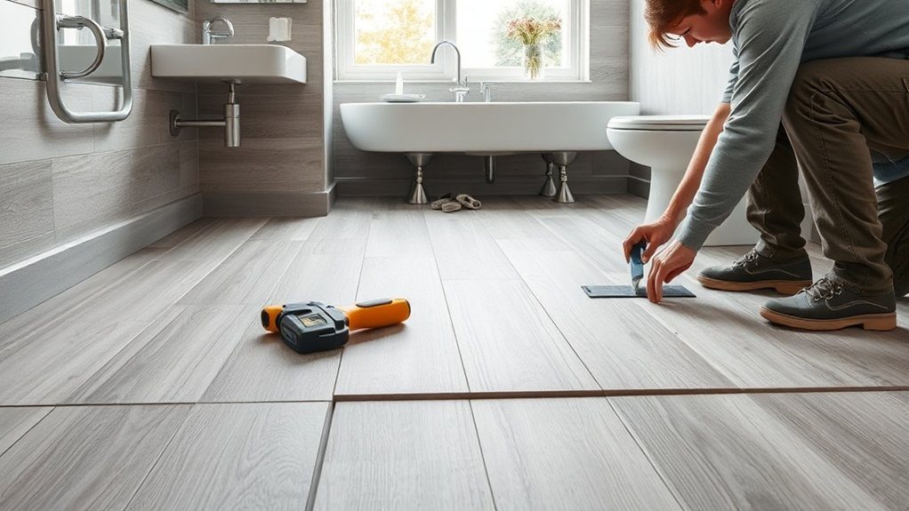 Bathroom Flooring Installation in Twickenham