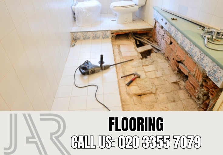 Bathroom Flooring Installation by Twickenham Bathroom Fitters